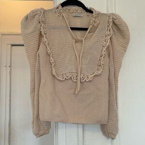 Rebecca taylor adorable knit wool sweater
